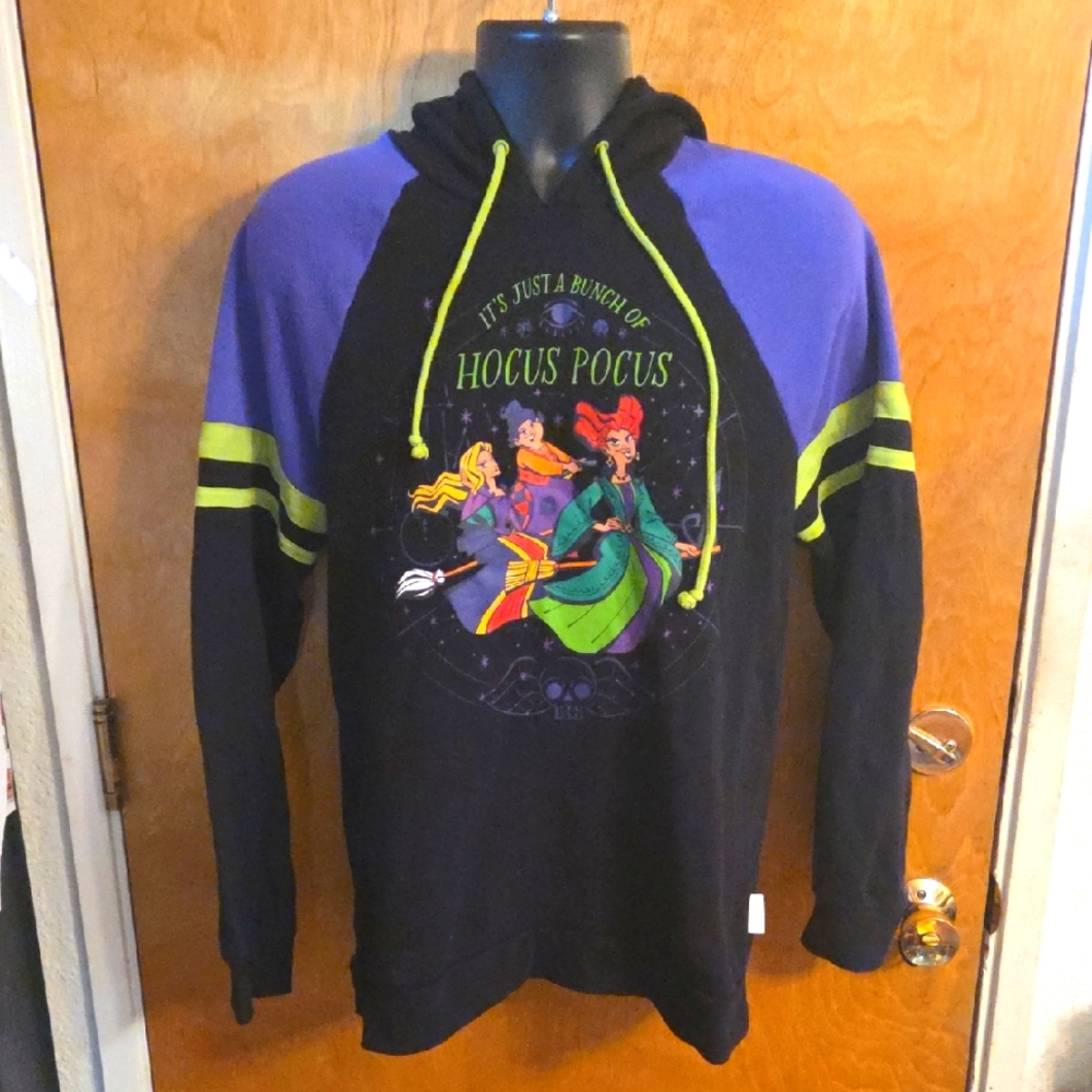 Disney Our Universe Hocus Pocus Sanderson Sisters Hoodie Sweatshirt Women's Med